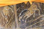 Cavalos pintados, Wat Phra Isso Lampang Luang, Tailândia.