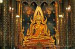 Phra Buddha Chinnarat, Wat Phra Si Rattana Mahatha, Phitsanulok, Tailândia.