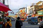 Caminhada City, Phitsanulok, Tailândia.
