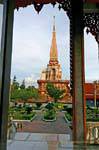 Pagoda Wat Chalong, Phuket, Tailândia.