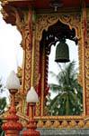 Bell at Wat Chalong, Phuket, Tailândia.