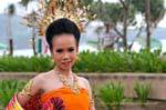 Retrato de ganhar, Festival Patong, Phuket, Tailândia.