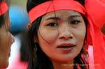 Bandana vermelha, Festival Patong, Phuket, Tailândia.