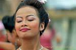 Beleza com os olhos fechados, Festival Patong, Phuket, Tailândia.
