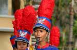 Músicos plume Festival Patong, Phuket, Tailândia.