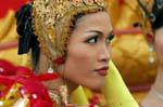 Lábios e olhos, Festival Patong, Phuket, Tailândia.