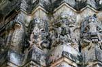 Nagas e decoração do templo, Sukhothai, Wat Sa Si, Tailândia.