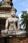 Bhumisparsha-Mudra Buddha, Sukhothai, Wat Sa Si, Tailândia.