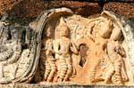 Dançarinos, Sukhothai, Wat Mahathat, Tailândia.