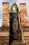 Attharot Phra Buddha, Sukhothai, Wat Mahathat, Tailândia.