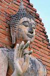 Vitarka Mudra-, Sukhothai, Wat Trapang Ngoen, Tailândia.