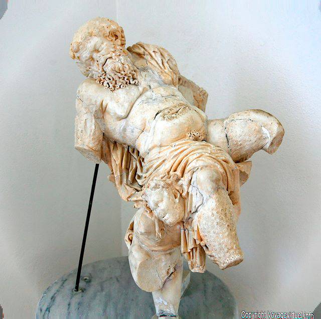 Estátua desmembrado dos tempos romanos, Cartago Museu Nacional Byrsa - Tunísia