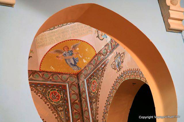 Angel Zoom em um canto, Saint Louis Cathedral, Carthage - Tunísia