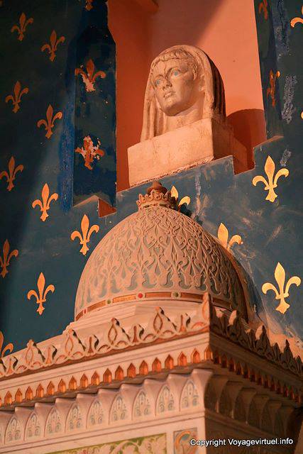 Busto em Carthage Acropolium, Capela Louis IX, Catedral de Saint Louis - Tunísia