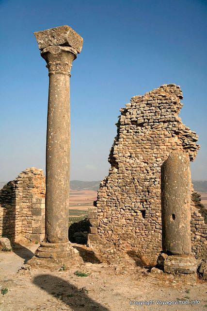 Dougga, ruínas do Templo Concordia - Tunísia