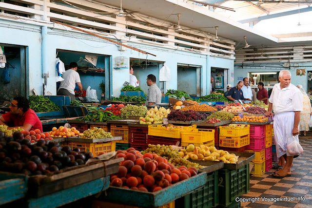 Sfax, mercado de frutas - Tunísia