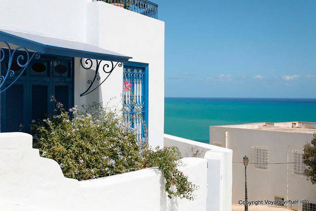 Sidi Bou Said, cores do Mediterrâneo - Tunísia
