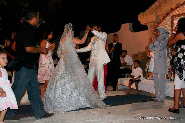 na pista de dança, Teboursouk casamento - Tunísia