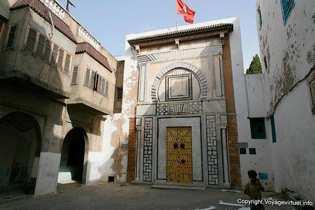 Tunis medina, duas velocidades pátio - Tunísia