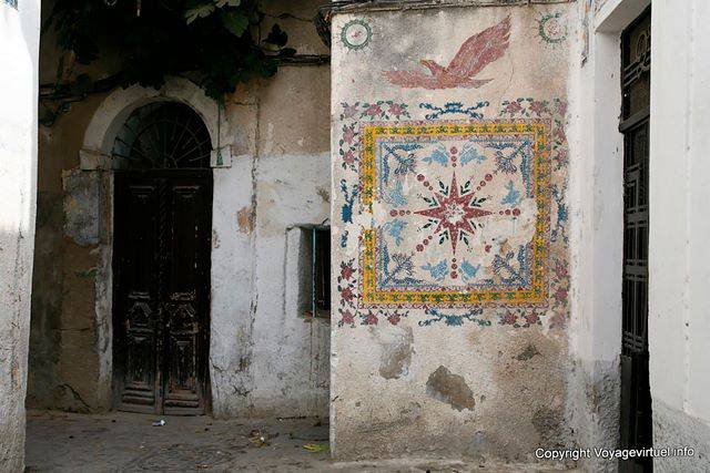 Tunis medina, mural - Tunísia