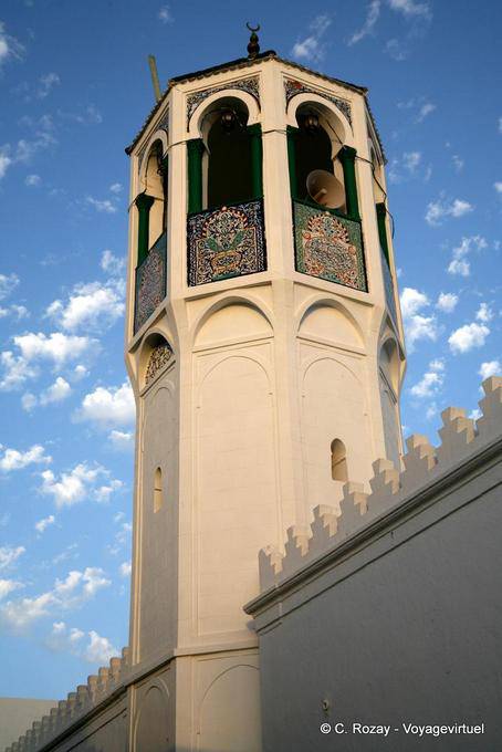 Haj Mustapha Hamza minarete da mesquita, Mahdia - Tunísia