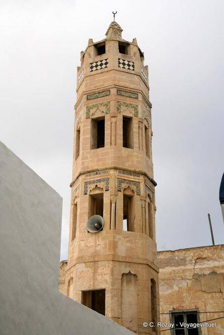 Minarete Madrasah El Zaqqaq, Sousse - Tunísia