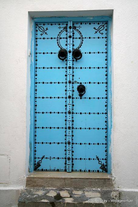 Outro exemplo de uma porta típico, Sousse Medina - Tunísia