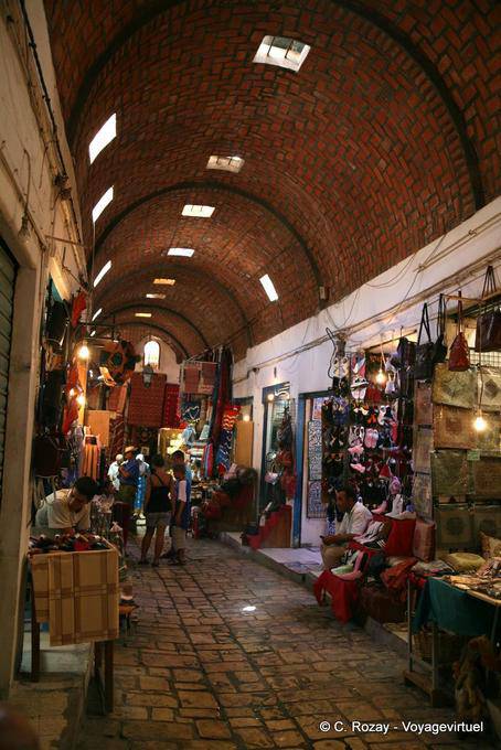 Galeria coberta Souk, Sousse medina - Tunísia