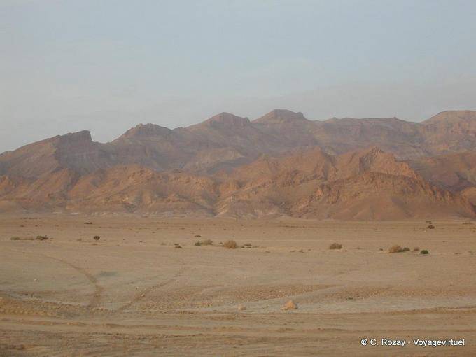 Às portas de Chott El Jerid para Tamerza - Tunísia