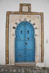 Sidi Bou Said, porta azul, Tunísia.