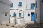 Sidi Bou Said, poços ou colunas truncados, Tunísia.