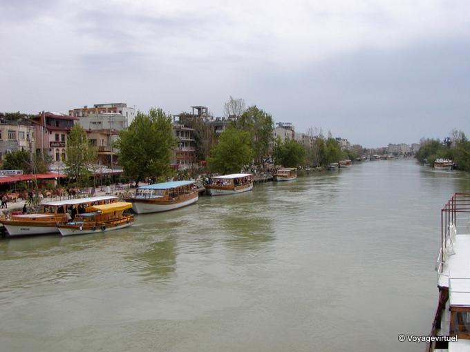 Margens do rio Manavgat Rio - Turquia