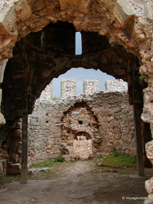 Nichos na cidadela, Alanya - Turquia