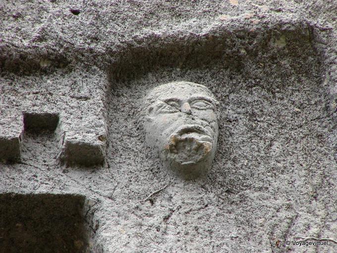 Escultura da cabeça, Termessos - Turquia