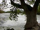 Água borbulhando Manavgat Cachoeiras, Turquia.
