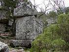 Abrir sepultura por saqueadores, Termessos necrópole, Turquia.