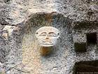 Cabeça esculpida, Termessos, Turquia.